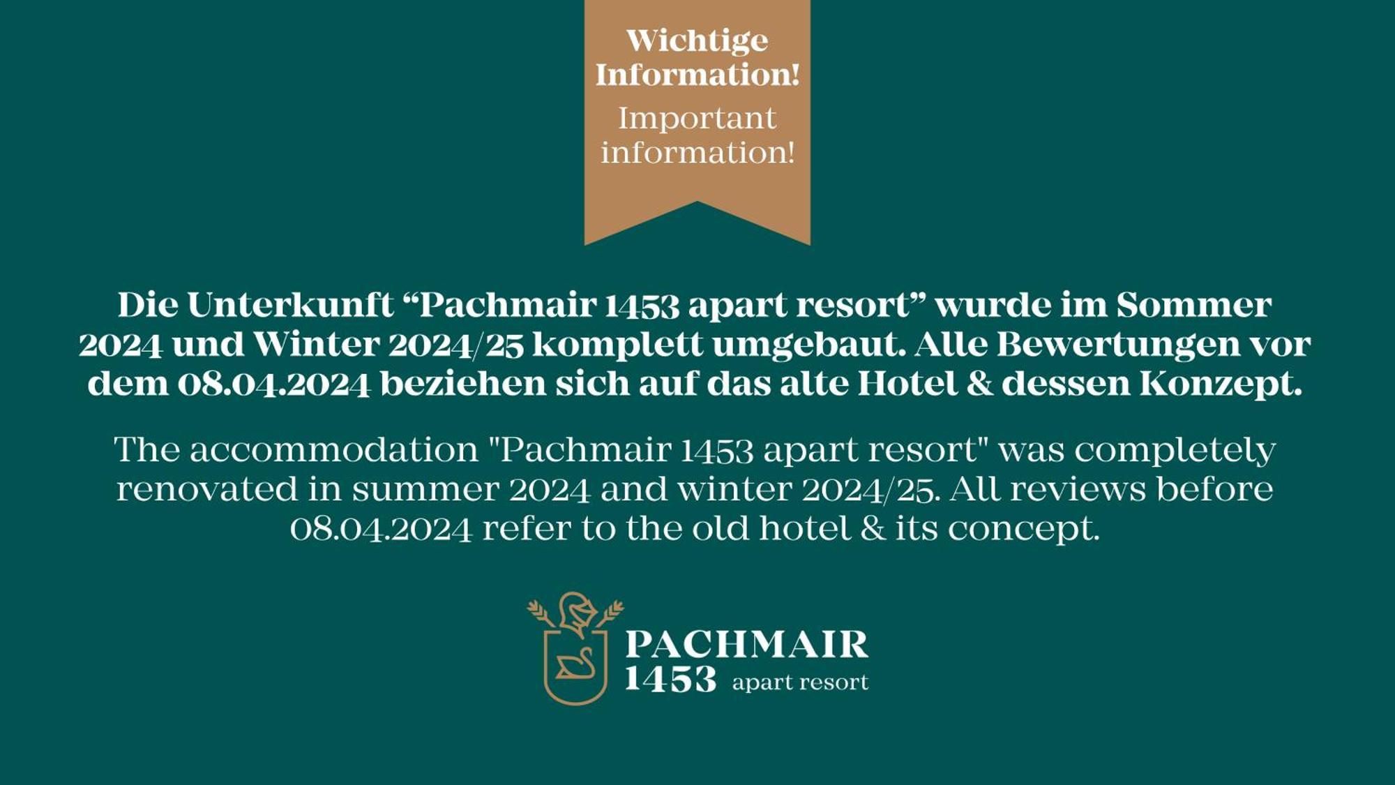 Pachmair 1453 Apart Resort - Opening 2025 أوديرنز المظهر الخارجي الصورة